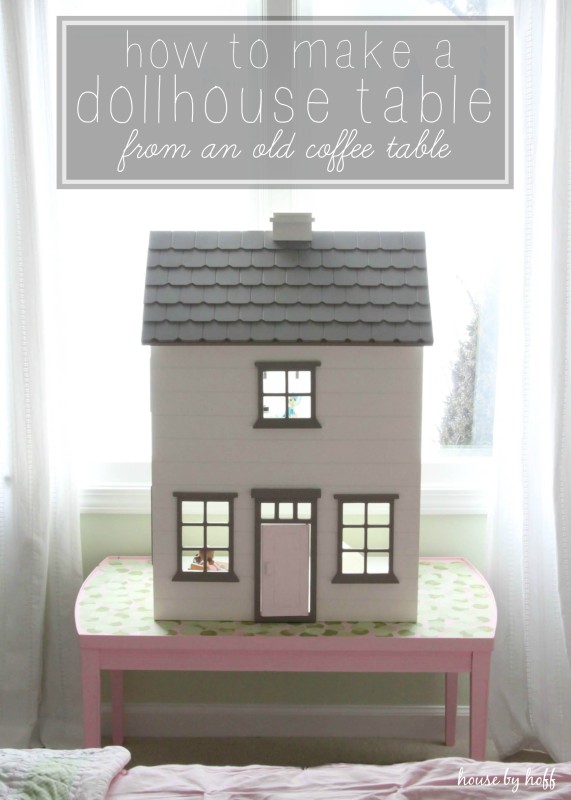 table for dollhouse to sit on