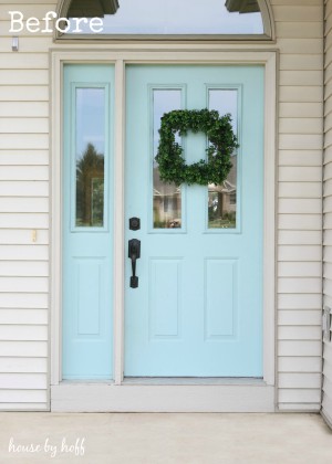 How to Paint Your Front Door - House by Hoff