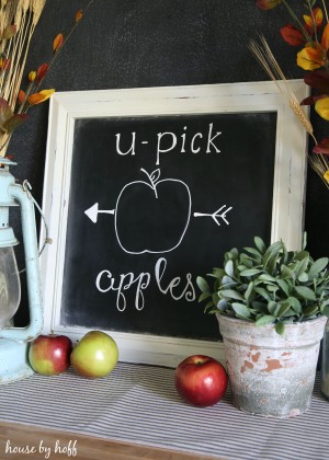 How to Make the Perfect Chalkboard Letters {Back to Basics} - House by Hoff