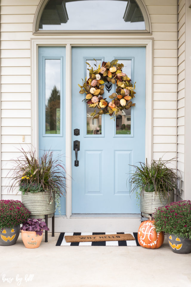 Fall Front Porch - House by Hoff