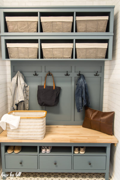 How to Add Storage and Style to a Small Mudroom - House by Hoff